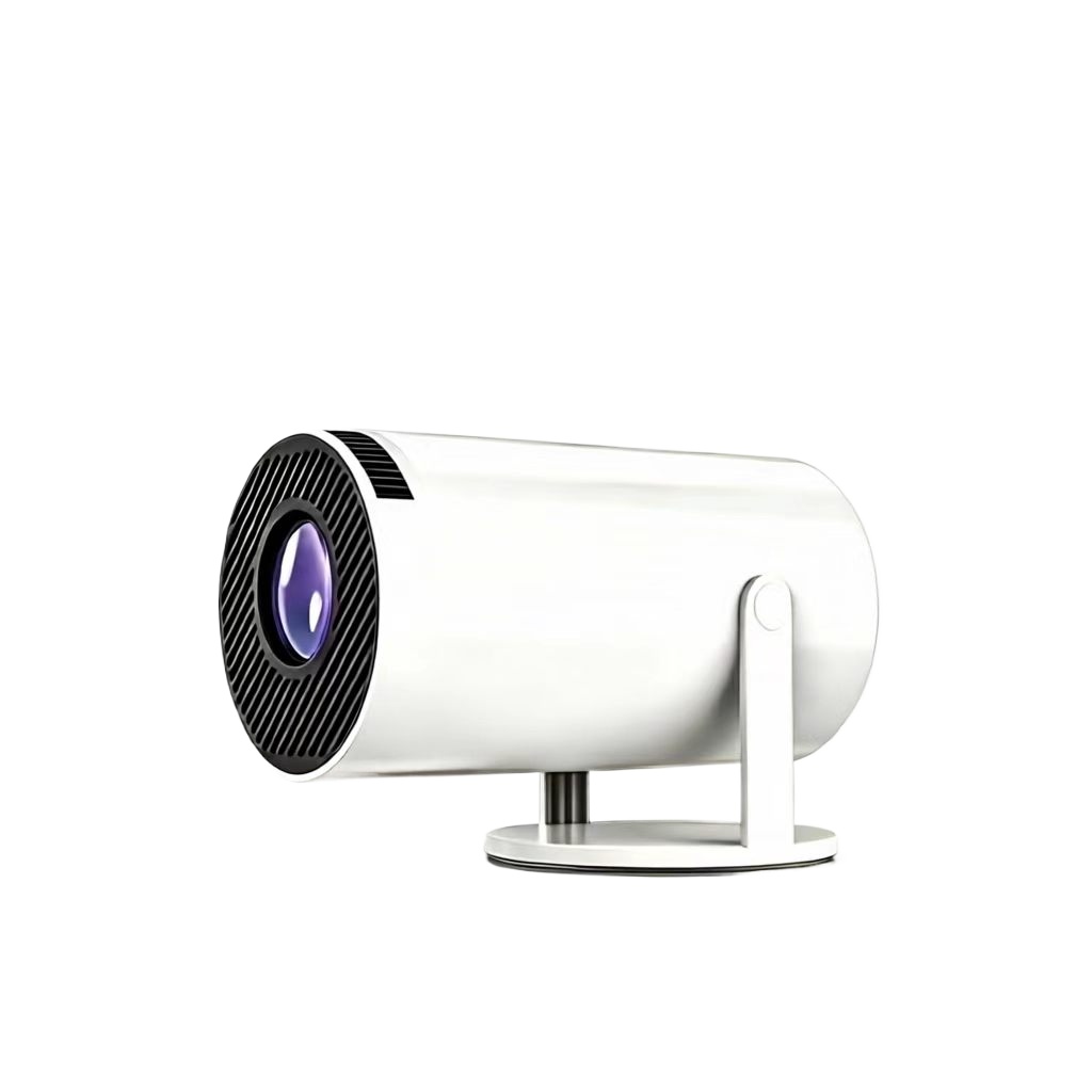 4K Smart Projector Android 11 Wifi 6 - 1080P Portable Projector, 200 ANSI Lumens