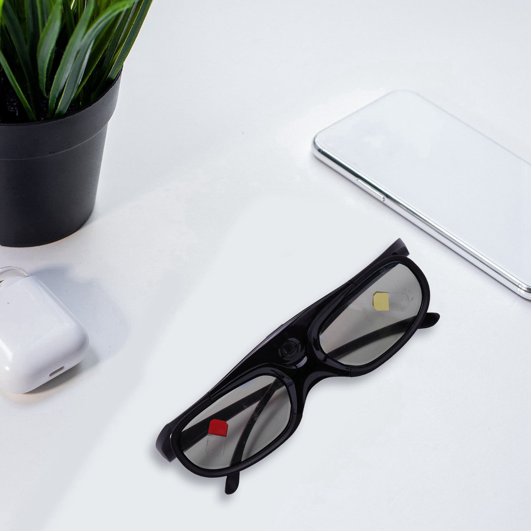 Active 3D Glasses Dlp Link Projector - ROO 4 PCS Active Shutter 3D