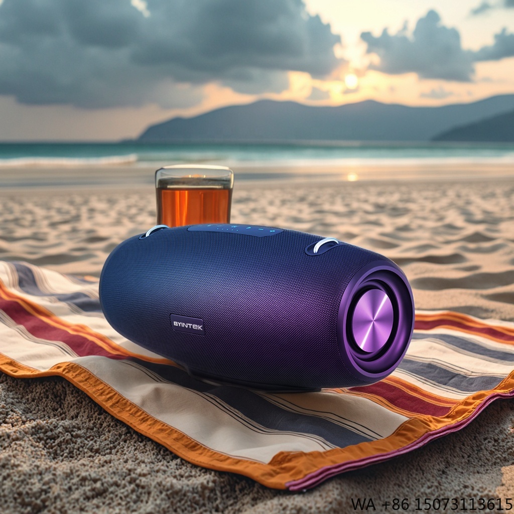 Mini Portable Projector Rechargeable Battery - Portable Bluetooth Party Speaker with 30W