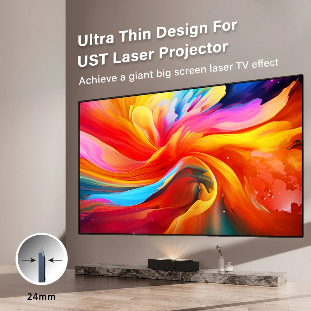 Alr Ambient Light Rejecting Projector Screen - Fresnel ALR Optical Screen For UST