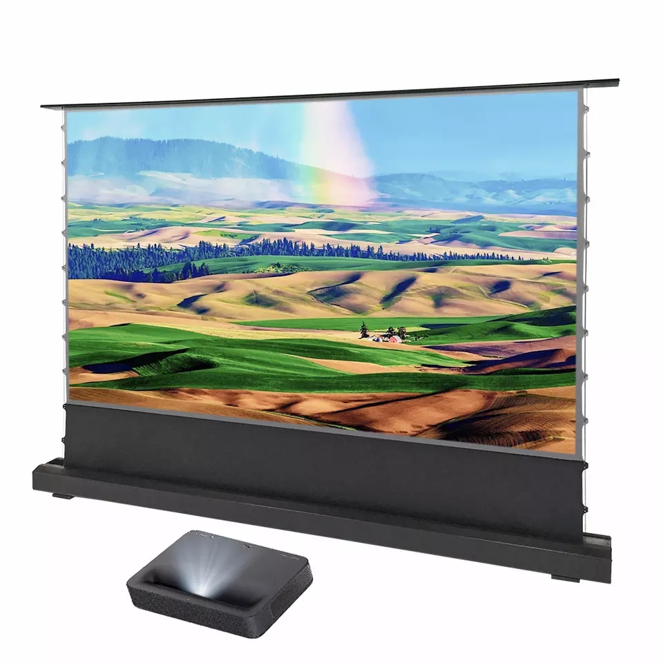 Ultra Short Throw Laser Projector 4K - XJK Wholesale Motorized Floor Rising ALR