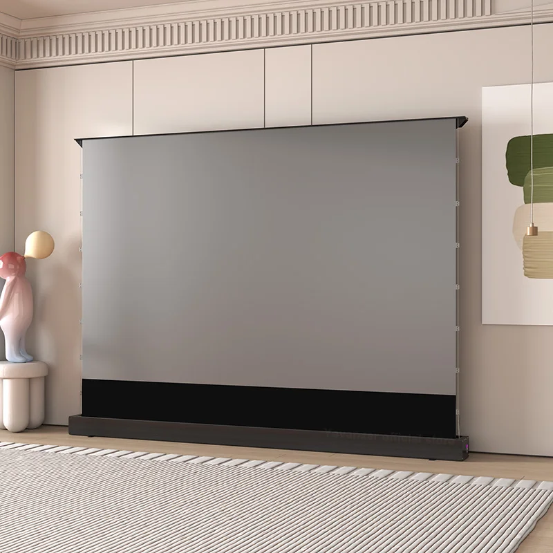 Projector Screen 120 Inch Motorized Ambient - Motorized Floor Rising Projection Screen 120
