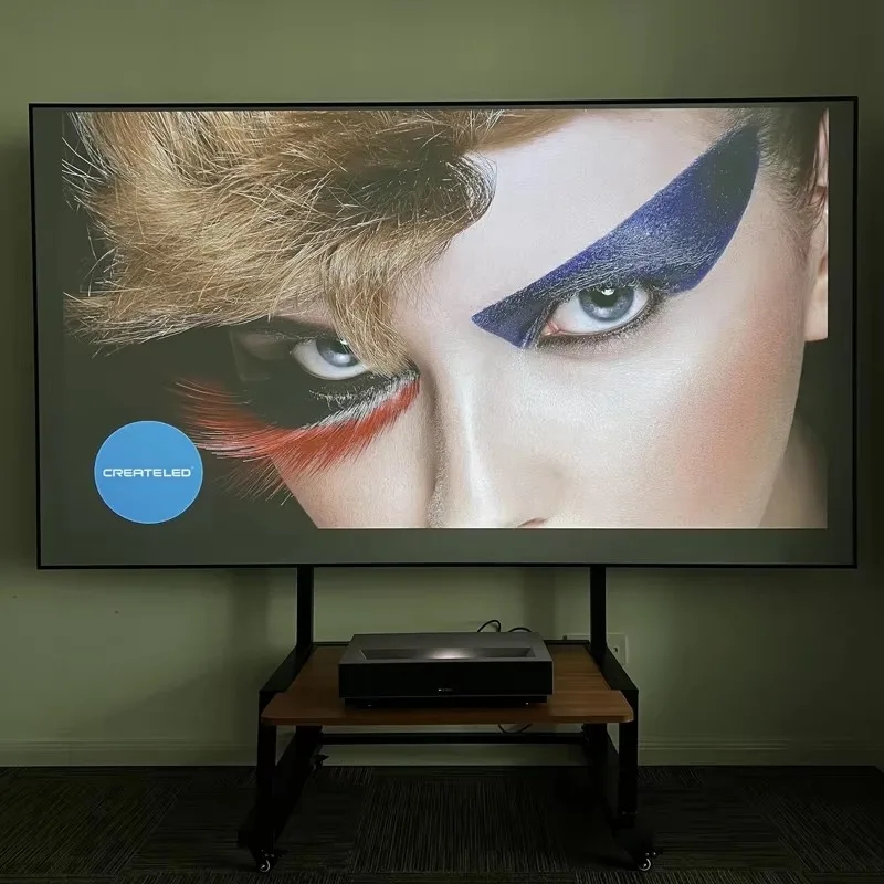 Ultra Short Throw Laser Projector 4K - Affordable 150 Inch Max Grey Diamond