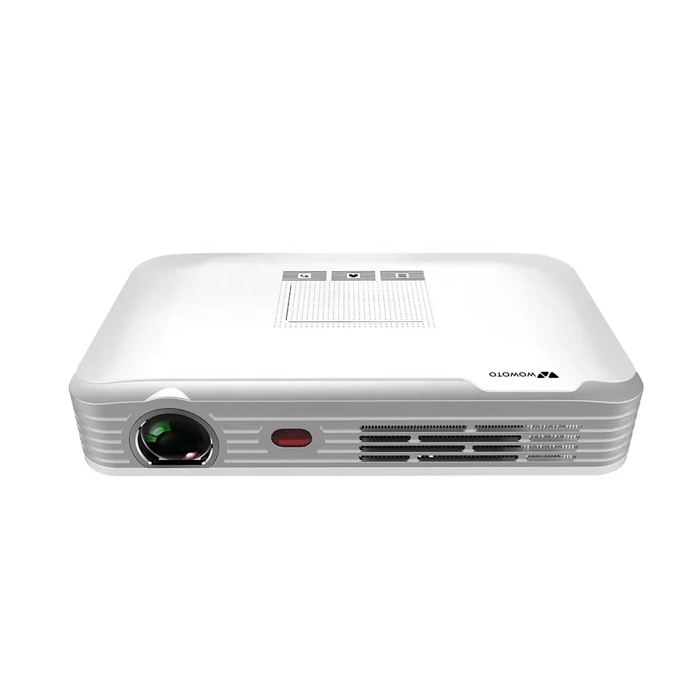 Mini Portable Projector Rechargeable Battery - New WOWOTO T9S Max: 450ANSI Lumens,