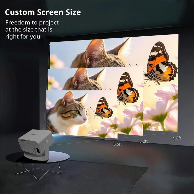 【Best-selling】 KaiAqua 4K 650A - Auto Focus Keystone Correction Projector review and price