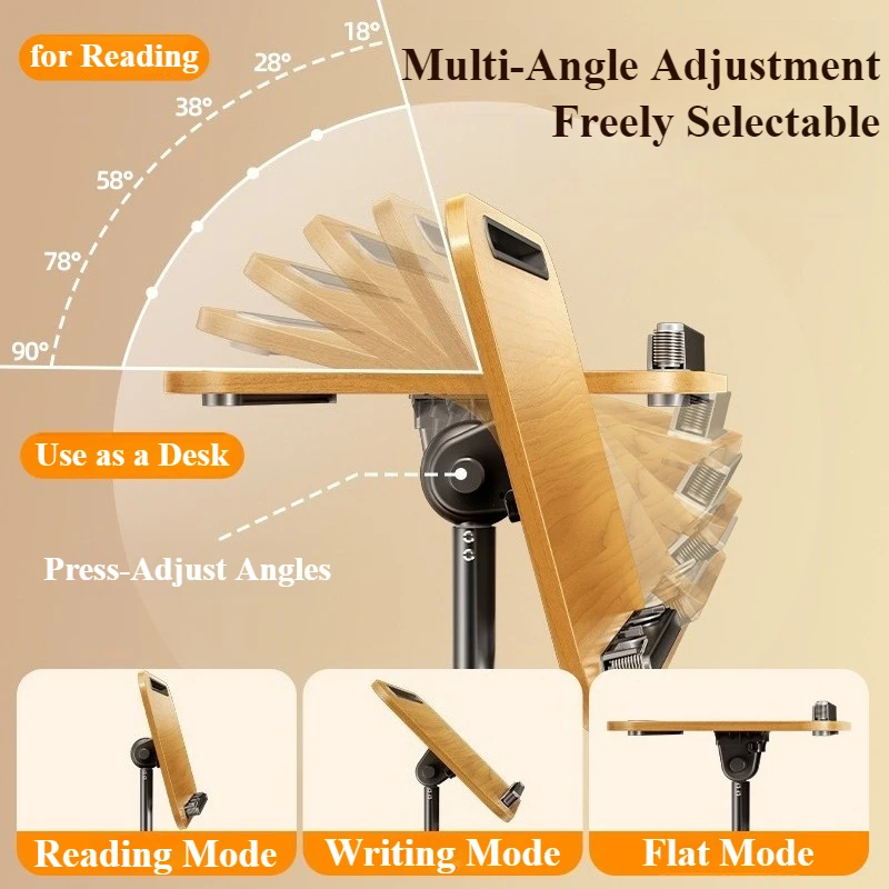 Eary Wooden Laptop Tripod With - Projector Floor Stand Tripod Adjustable review and price