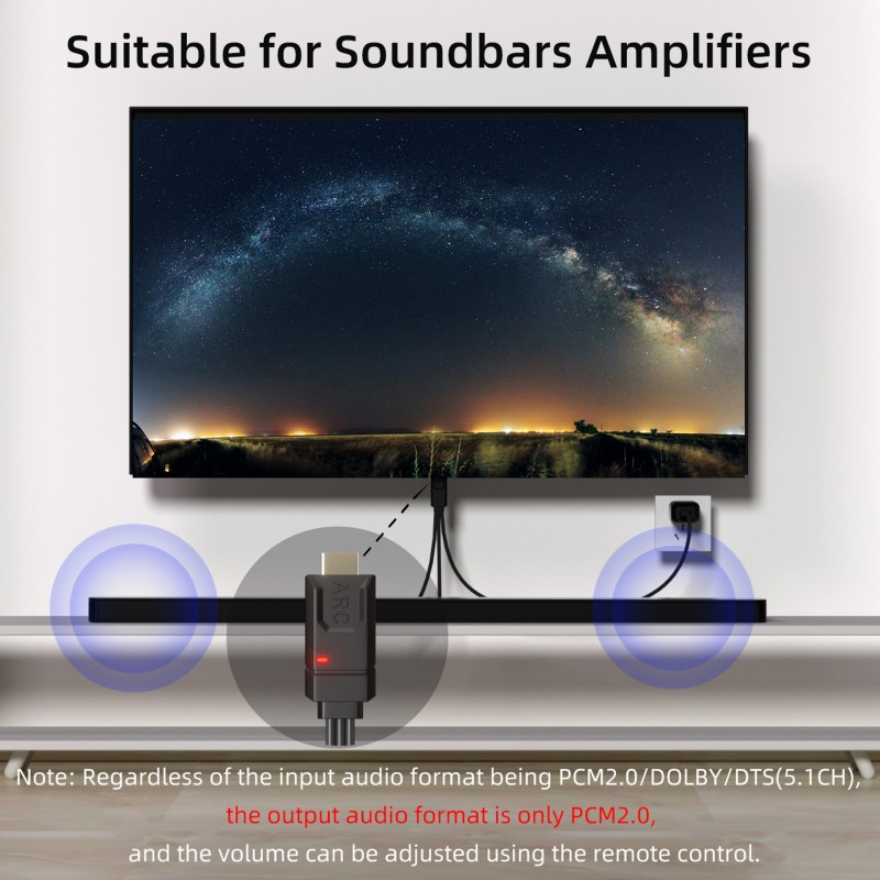 EARC ARC to RCA Audio Extracto - Optical Audio Hdmi Earc Extractor review and price