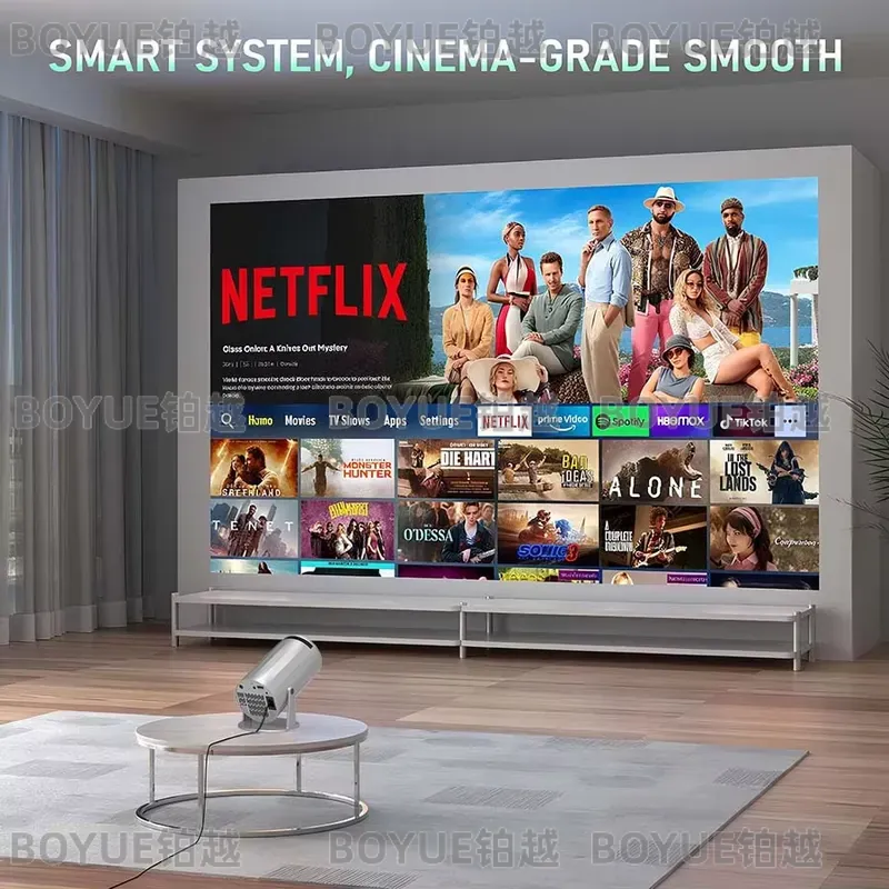 4K Android 11 Portable Project - 4K Smart Projector Android 11 Wifi 6 review and price