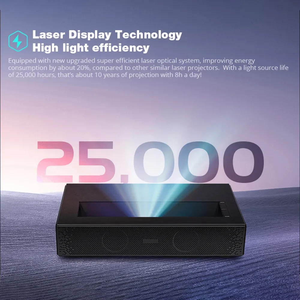 Laser Projector 4k HD 3 Color  - Ultra Short Throw Laser Projector 4K review and price