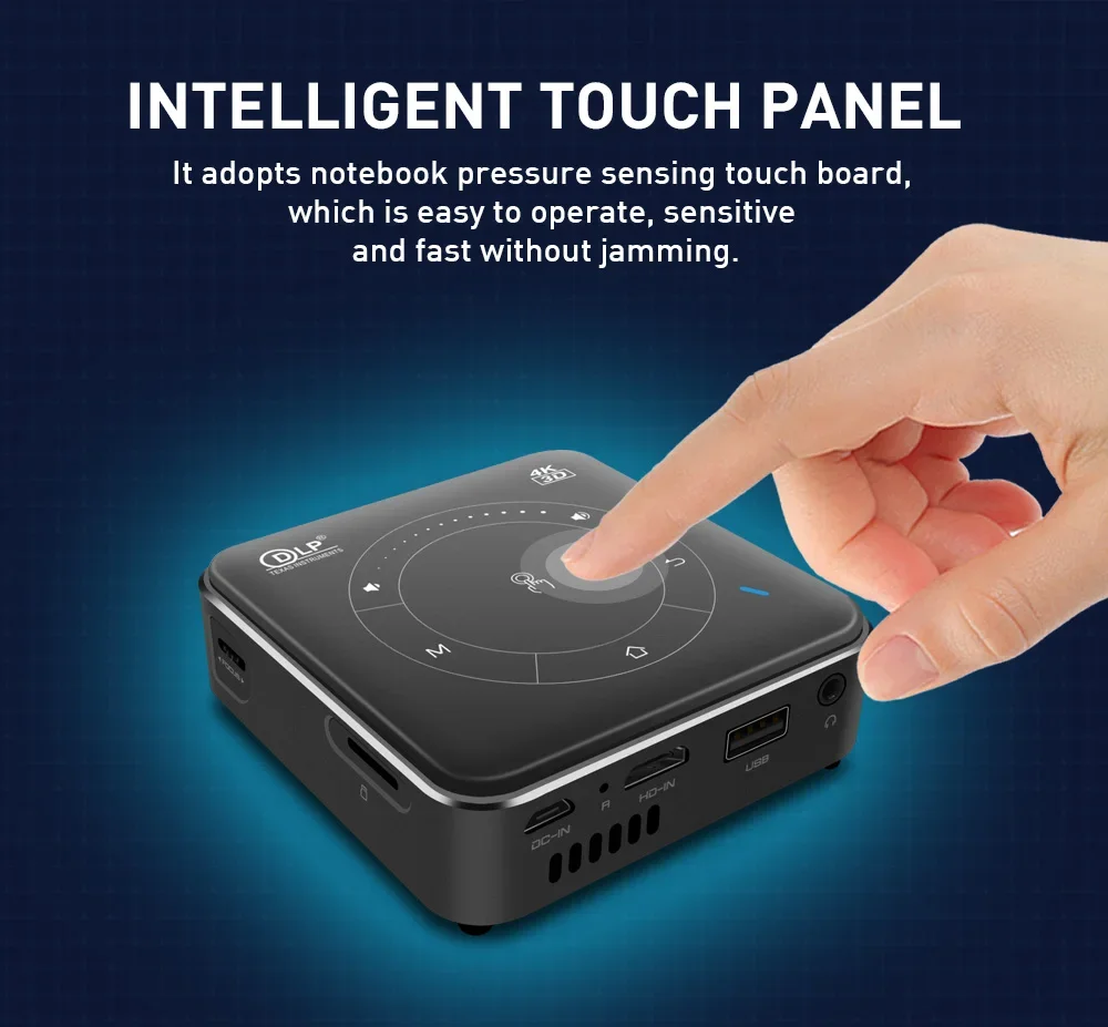 Mini 3D Portable Projector 4K  - Mini Portable Projector Rechargeable Battery review and price