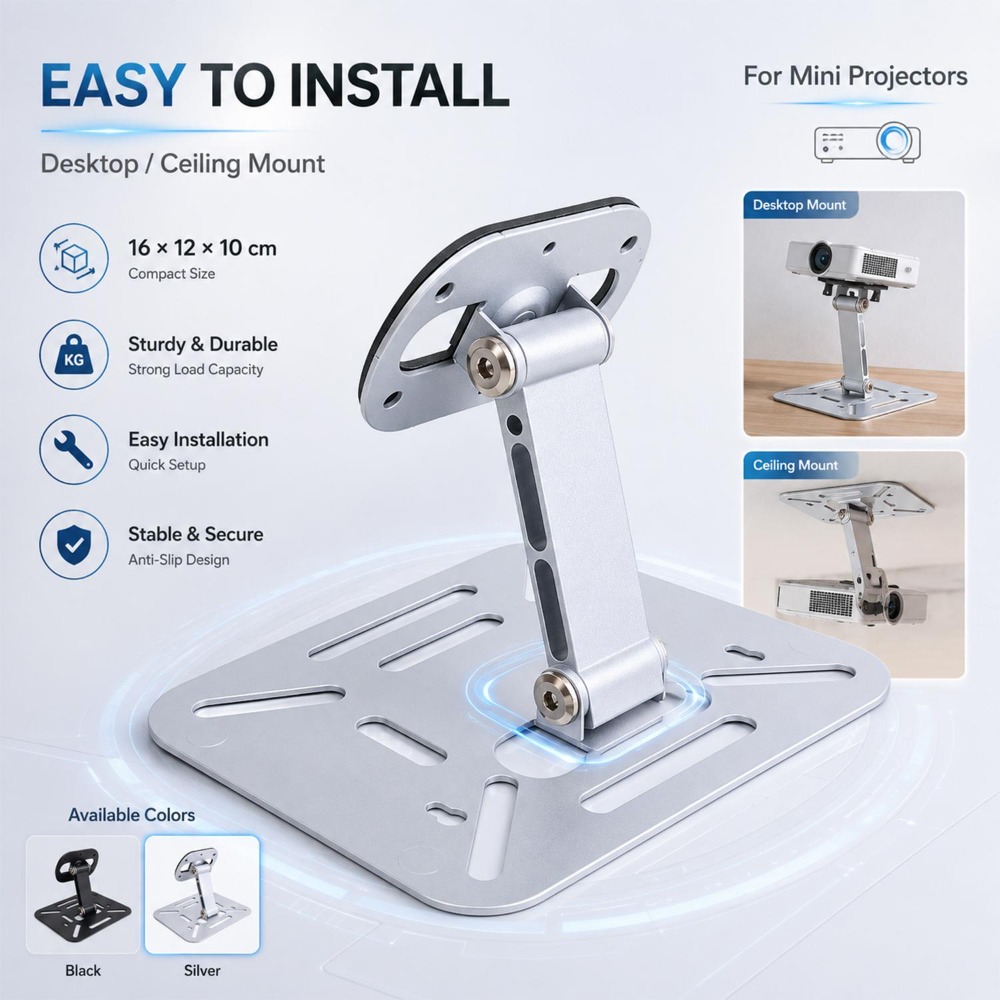 Projector Stand Bracket 360° R - Projector Ceiling Mount Bracket Universal review and price