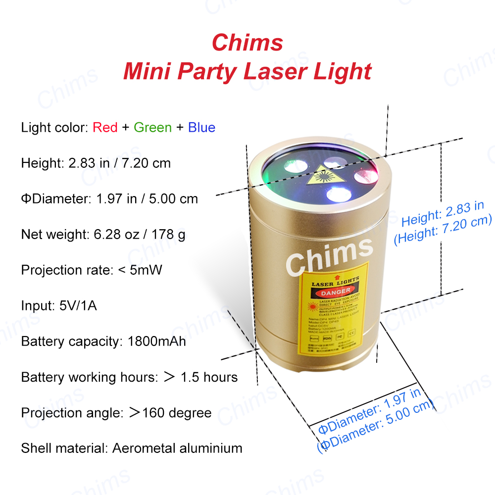 Chims Mini Laser Lights Portab - Mini Portable Projector Rechargeable Battery review and price