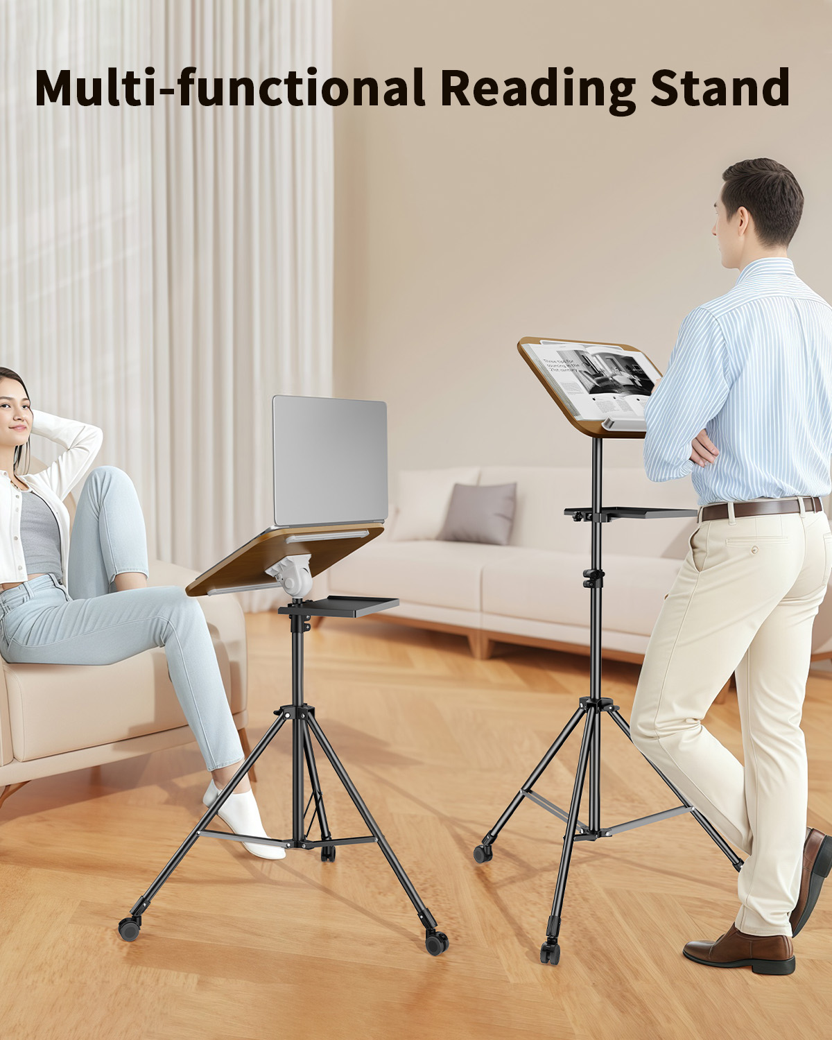 Oatsbasf Portable Laptop Tripo - Projector Floor Stand Tripod Adjustable review and price
