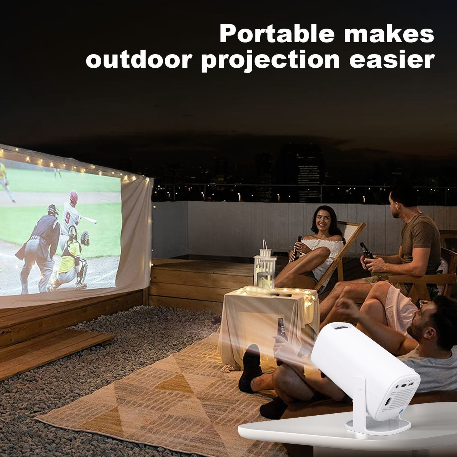 P30 1080P FHP 4K LED Projector - 4K Smart Projector Android 11 Wifi 6 review and price