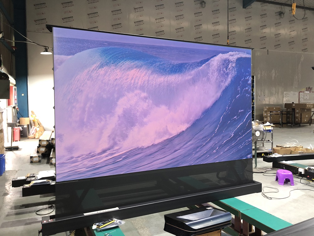 High Quality 120-Inch 4K Motor - Projector Screen 120 Inch Motorized Ambient review and price