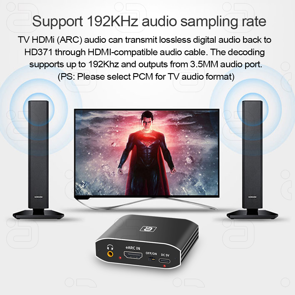 EARC Audio Extractor 192Khz DA - Optical Audio Hdmi Earc Extractor review and price
