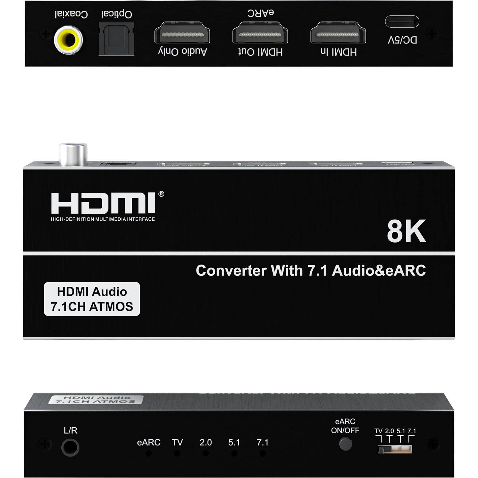 8K HDMI Audio Extractor with e - Optical Audio Hdmi Earc Extractor review and price