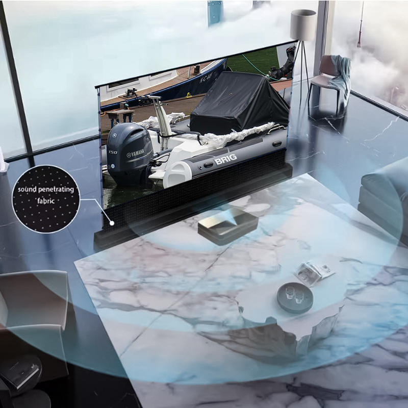 Electric Floor Rising ALR UST  - Alr Ambient Light Rejecting Projector Screen review and price