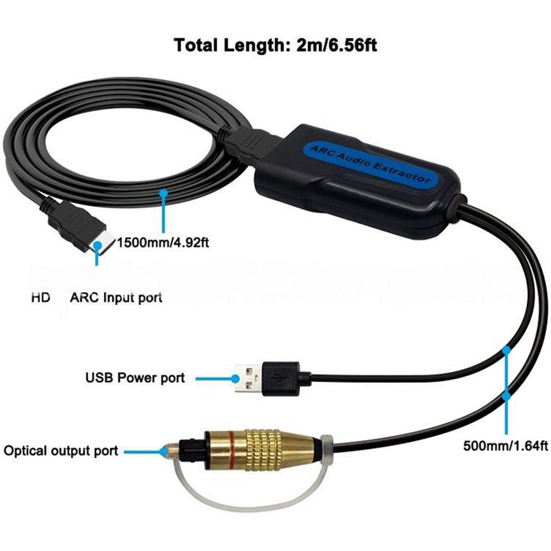 FEDI--Compatible ARC EARC Audi - Optical Audio Hdmi Earc Extractor review and price