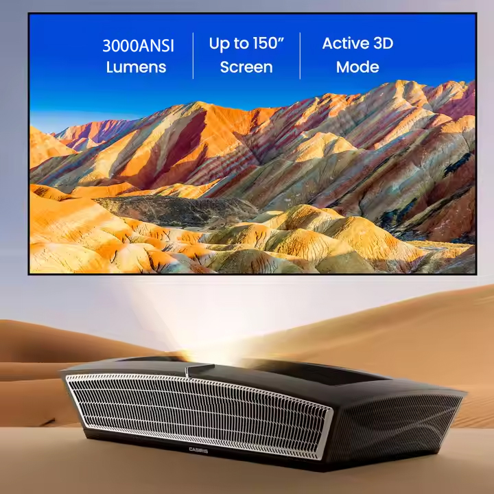 CASIRIS H6 Pro 4K UHD Ultra Sh - Ultra Short Throw Laser Projector 4K review and price