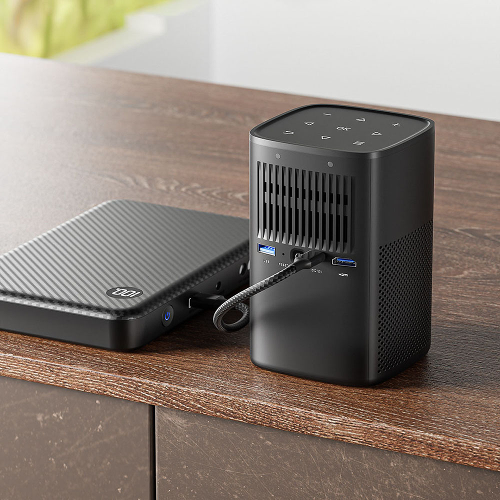 4K Support Built-in Speaker 10 - Mini Portable Projector Rechargeable Battery review and price