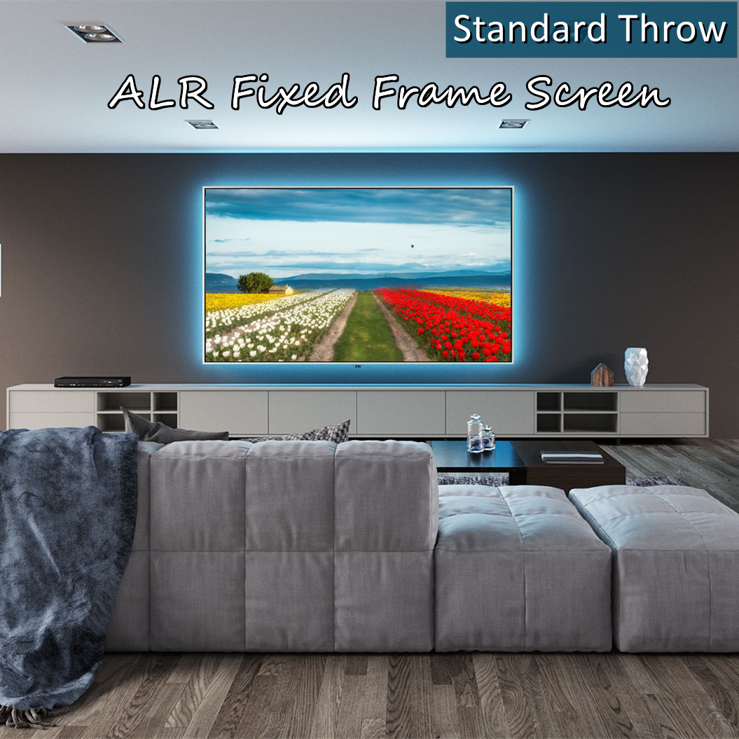 High Contrast 4K 3D ALR Ambien - Alr Ambient Light Rejecting Projector Screen review and price