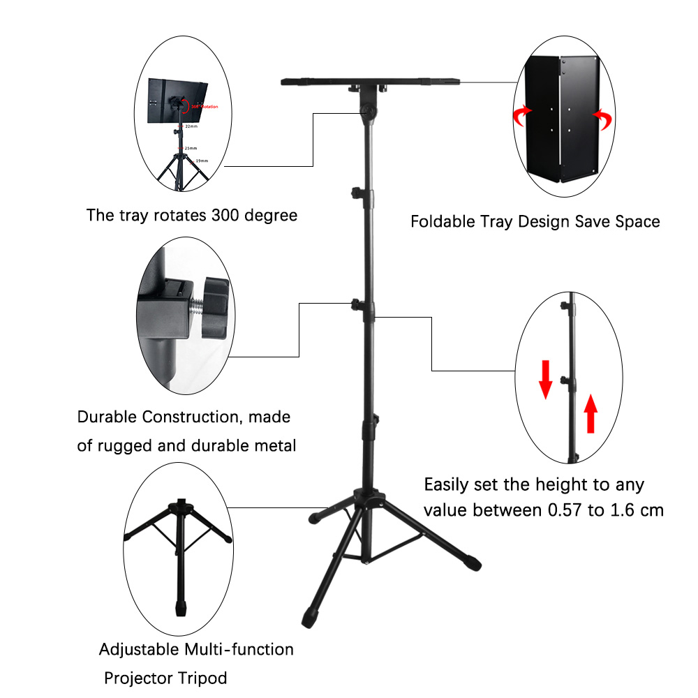 1-10KG Projector Tripod TD98 T - Projector Floor Stand Tripod Adjustable review and price