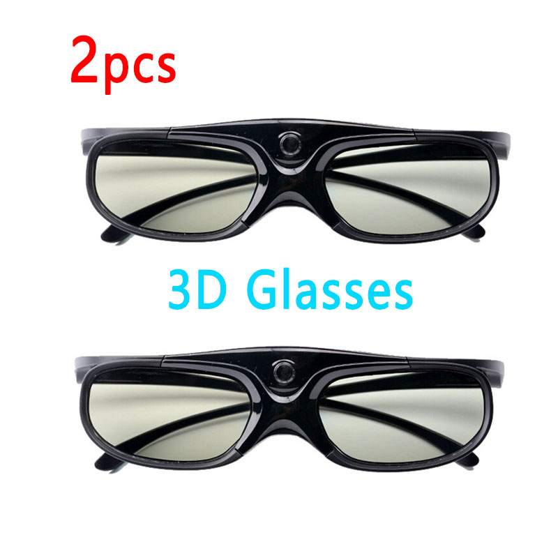 2PCS/1PC 3D Universal Glasses  - Active 3D Glasses Dlp Link Projector review and price