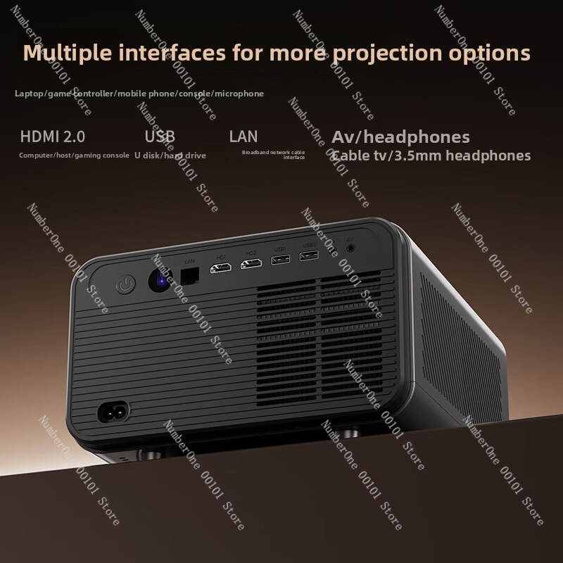 Portable Smart HD Projector 10 - Auto Focus Keystone Correction Projector review and price