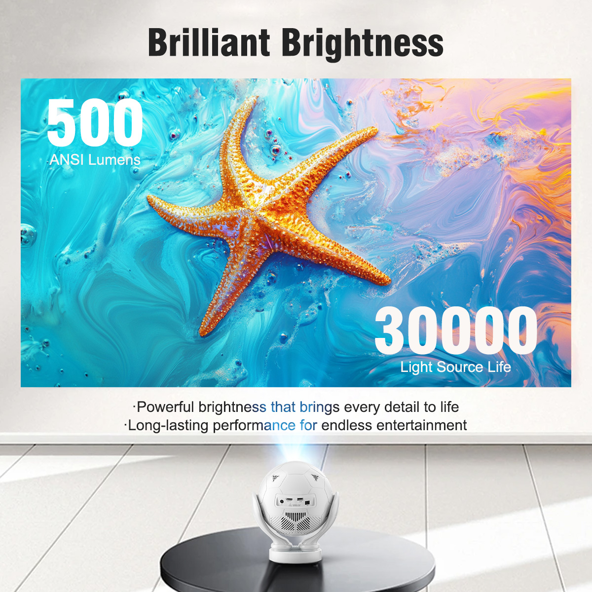Magcubic Voice Control Project - Auto Focus Keystone Correction Projector review and price