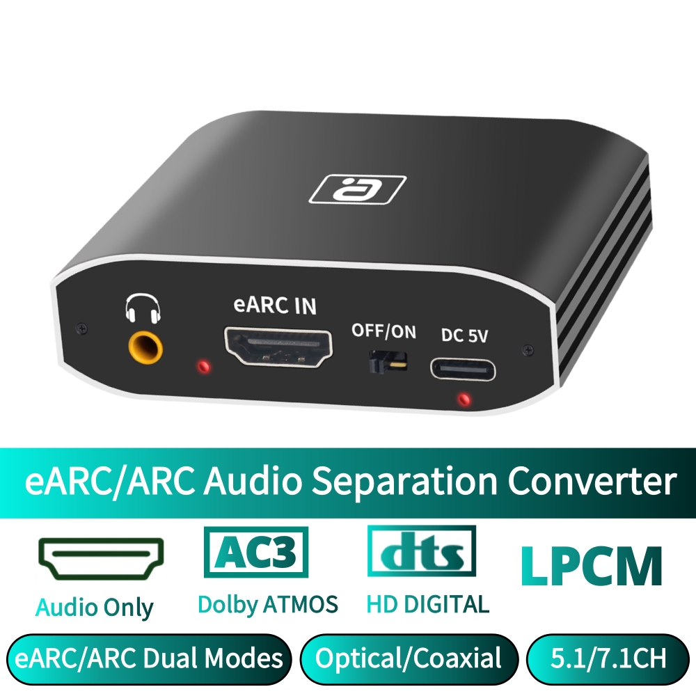 EARC/ARC Audio Extractor 192Kh - Optical Audio Hdmi Earc Extractor review and price