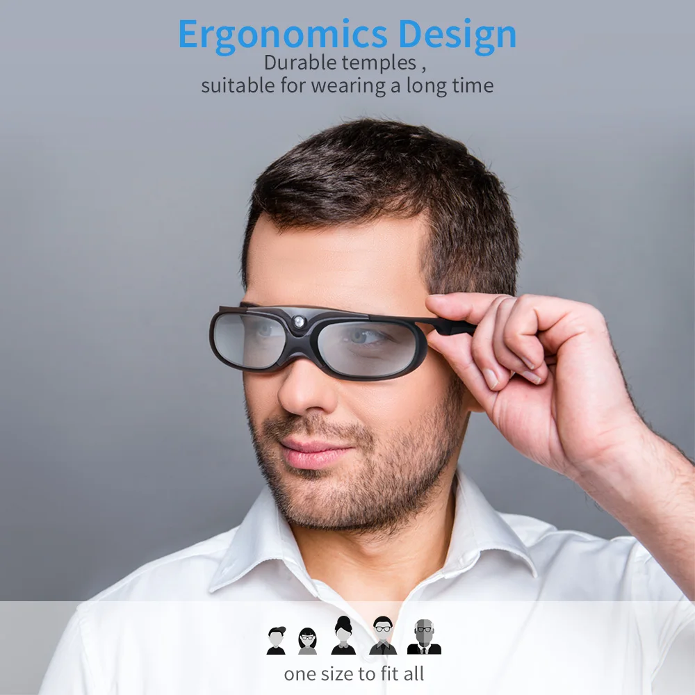 2026 Active Shutter Eyewear DL - Active 3D Glasses Dlp Link Projector review and price