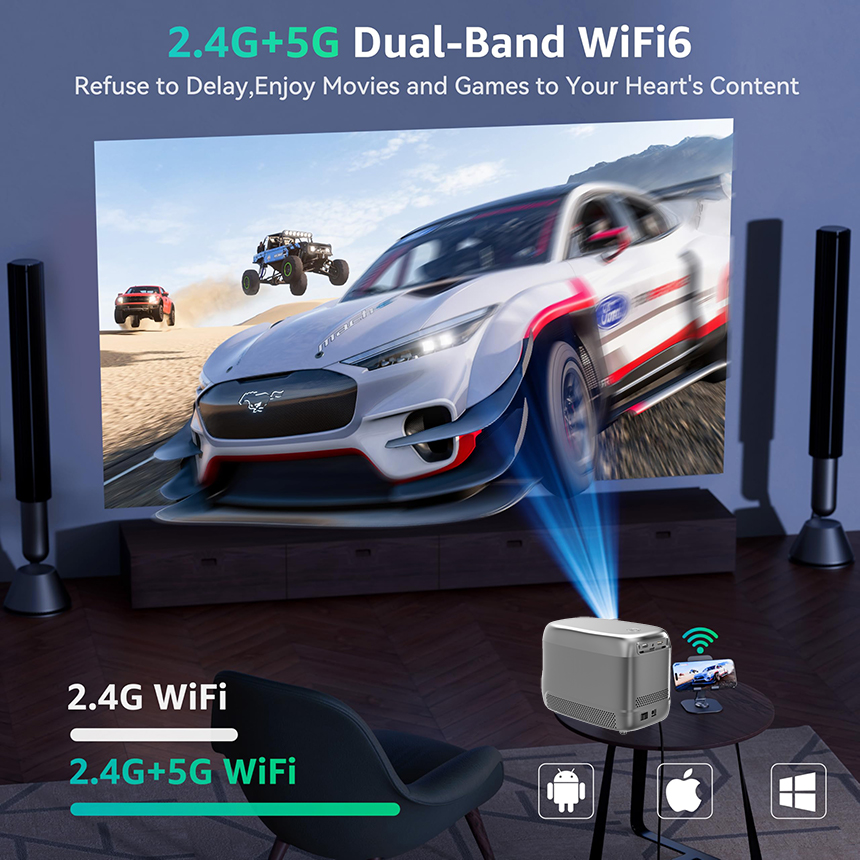 Portable Rechargeable HD Proje - Mini Portable Projector Rechargeable Battery review and price