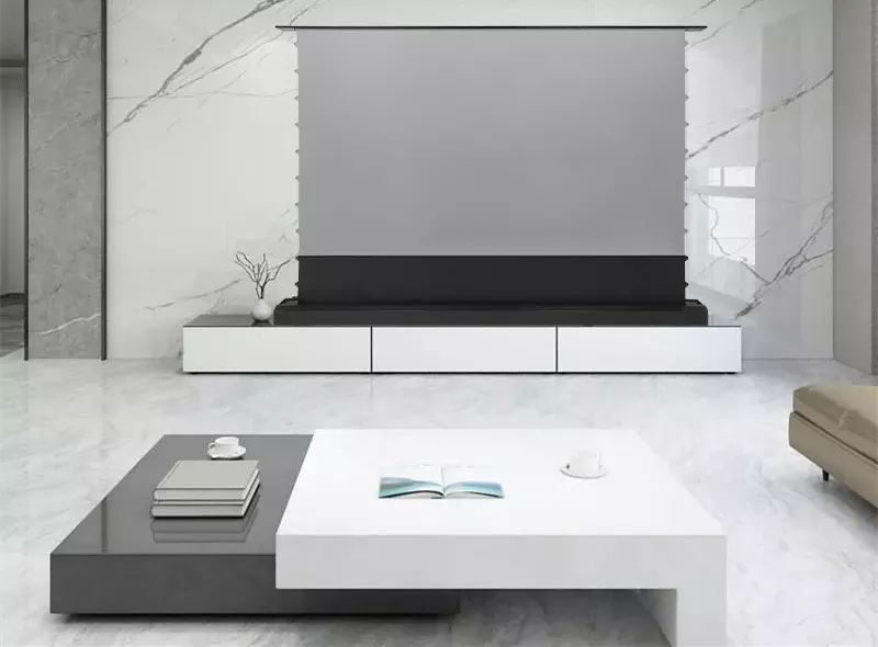 XJK Wholesale Motorized Floor  - Ultra Short Throw Laser Projector 4K review and price