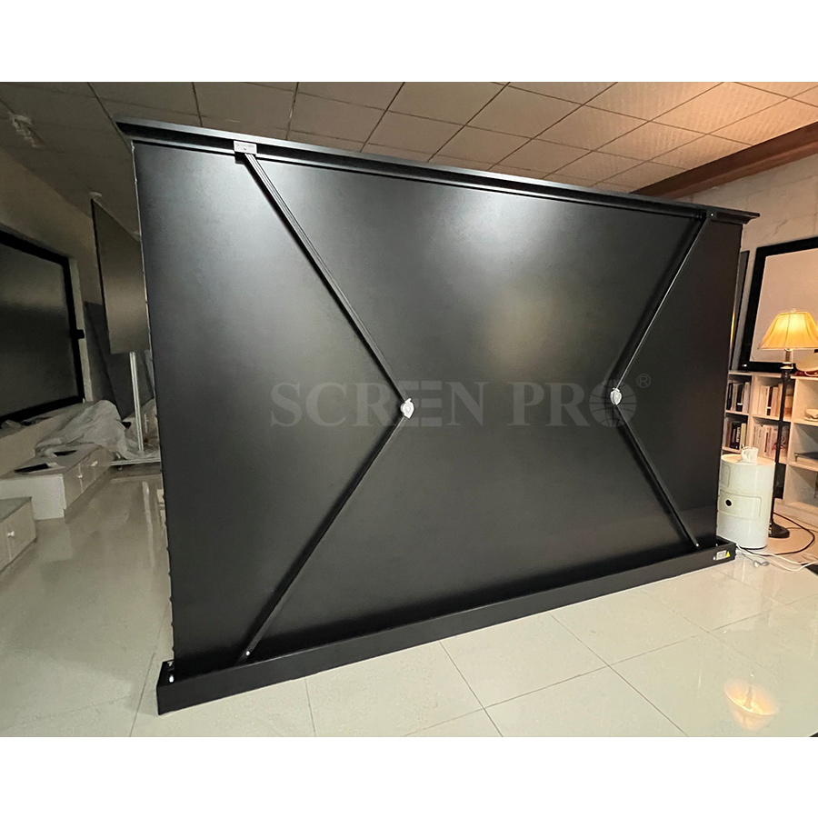 Screen Pro Electric Floor Risi - Ultra Short Throw Laser Projector 4K review and price