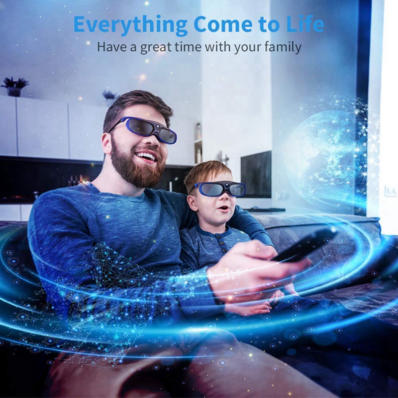 2Pcs Active Shutter Eyewear DL - Active 3D Glasses Dlp Link Projector review and price