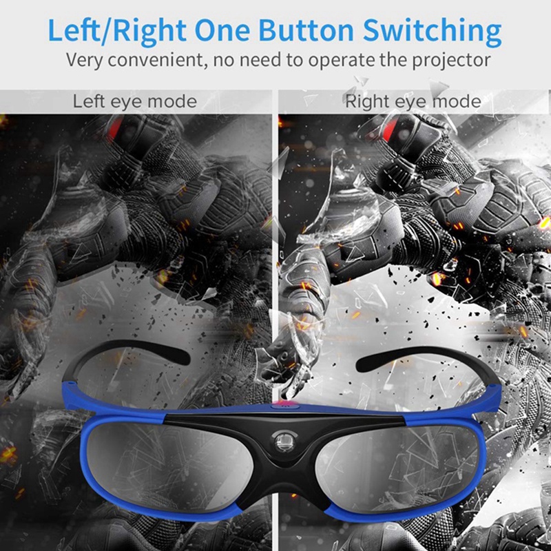 2Pcs Active Shutter Eyewear DL - Active 3D Glasses Dlp Link Projector review and price