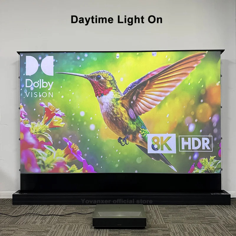 Motorized Floor Rising Project - Projector Screen 120 Inch Motorized Ambient review and price
