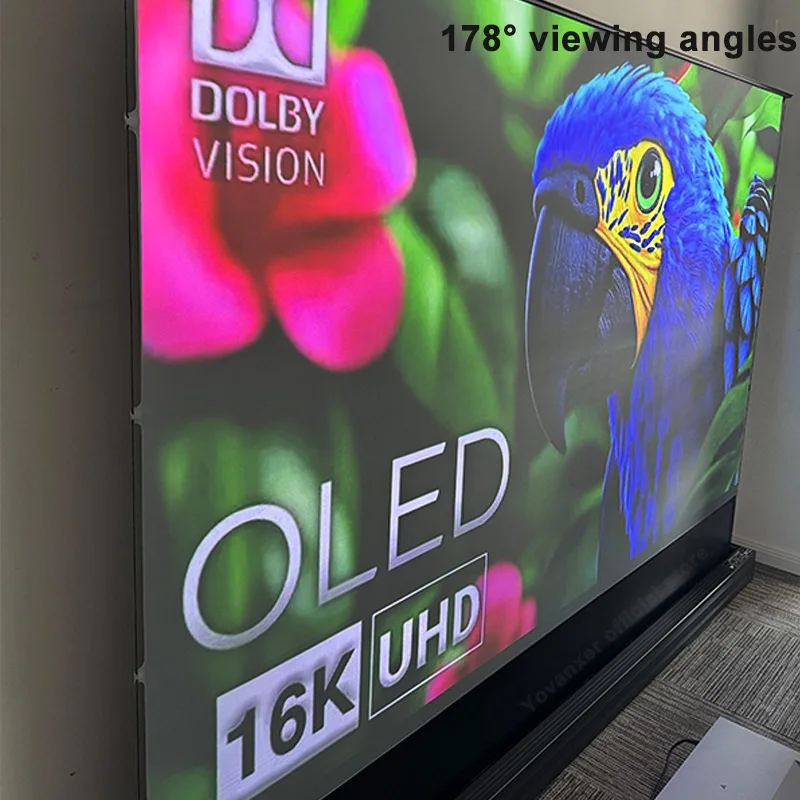 Motorized Floor Rising Project - Projector Screen 120 Inch Motorized Ambient review and price