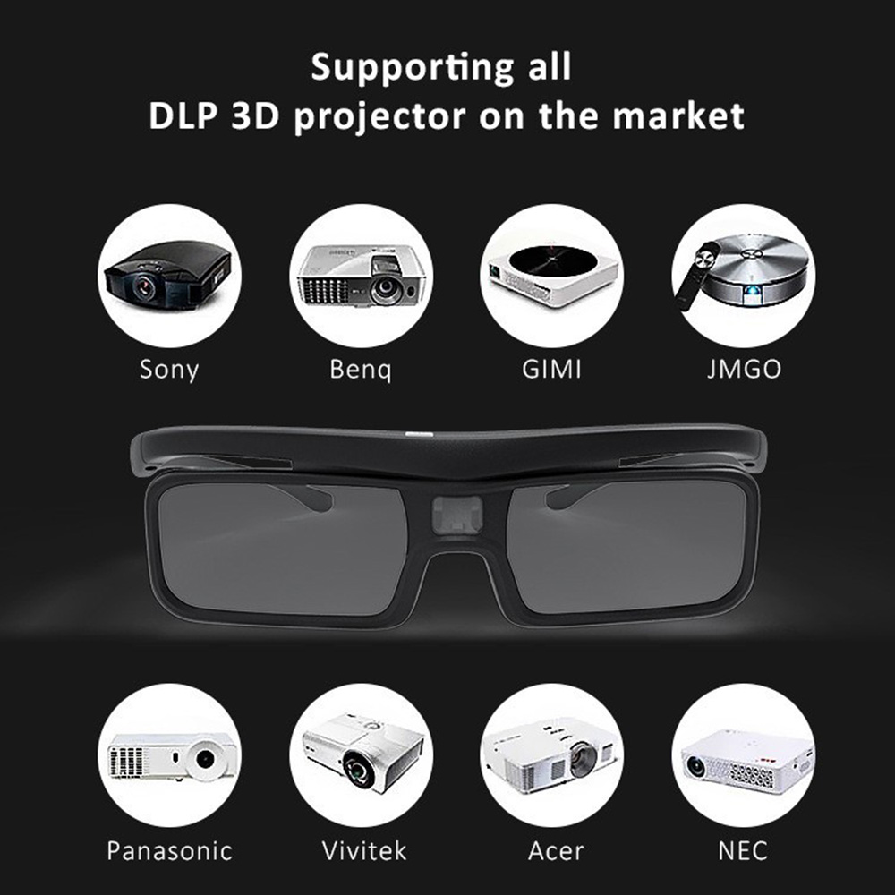 DLP Link Active Shutter 3D Gla - Active 3D Glasses Dlp Link Projector review and price