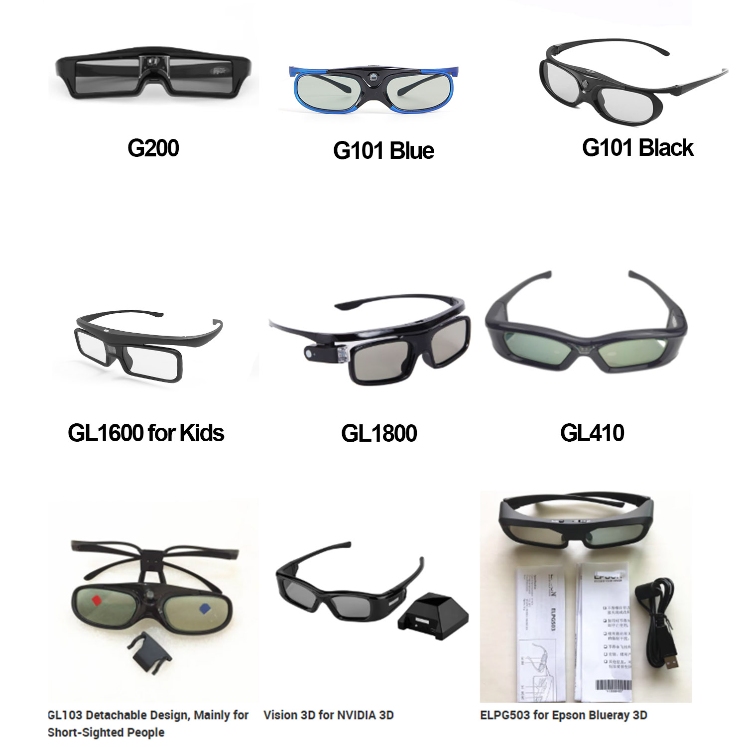 Yinzam Universal Projector 3D  - Active 3D Glasses Dlp Link Projector review and price