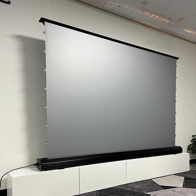 VisualMr Electric Floor Rising - Alr Ambient Light Rejecting Projector Screen review and price
