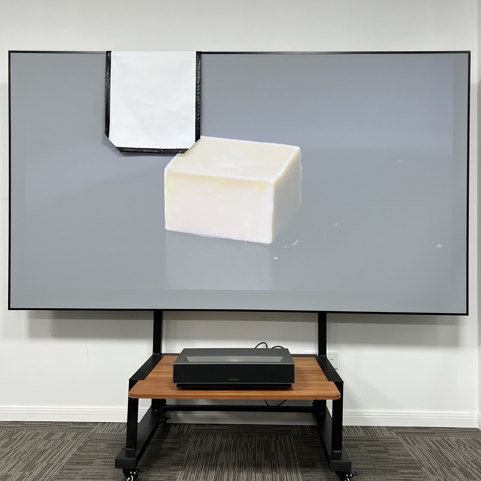 Affordable 150 Inch Max Grey D - Ultra Short Throw Laser Projector 4K review and price