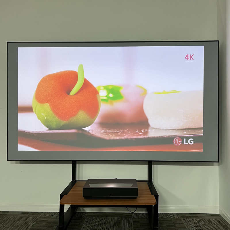 Affordable 150 Inch Max Grey D - Ultra Short Throw Laser Projector 4K review and price