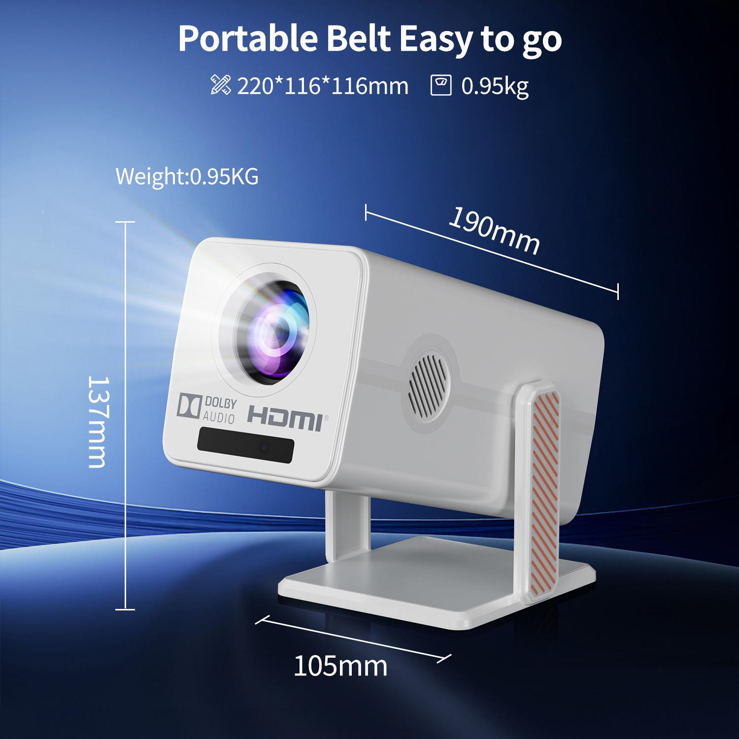 HM103 Smart Android 13 Project - Auto Focus Keystone Correction Projector review and price