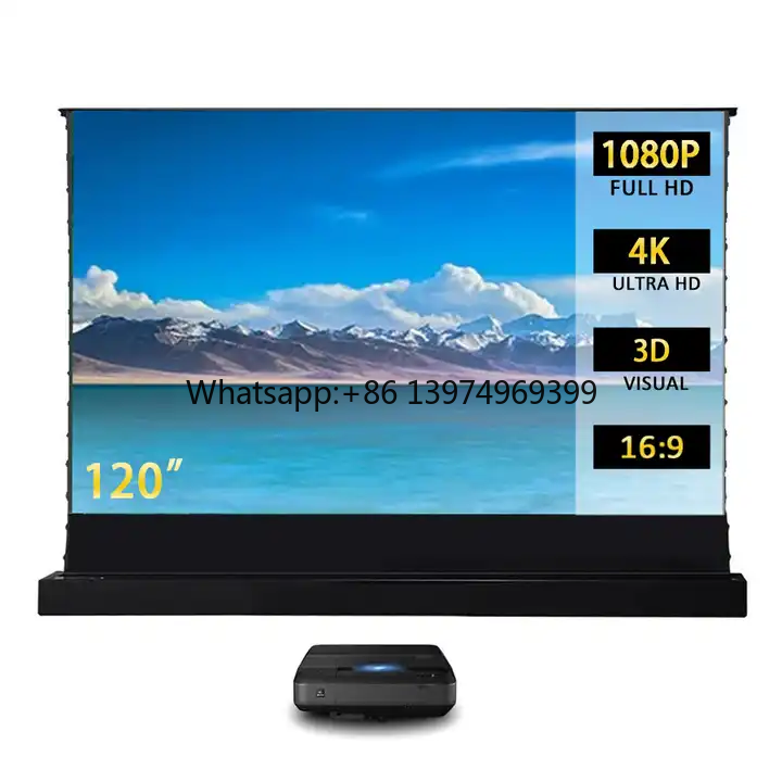 120 Inch High Definition 16:9  - Projector Screen 120 Inch Motorized Ambient review and price