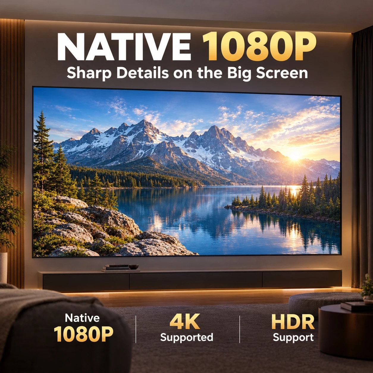 New A9S 4k 4000ANSI Projector  - Auto Focus Keystone Correction Projector review and price